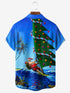 Men's Christmas Funny Graphic Short Sleeve Hawaiian Shirt